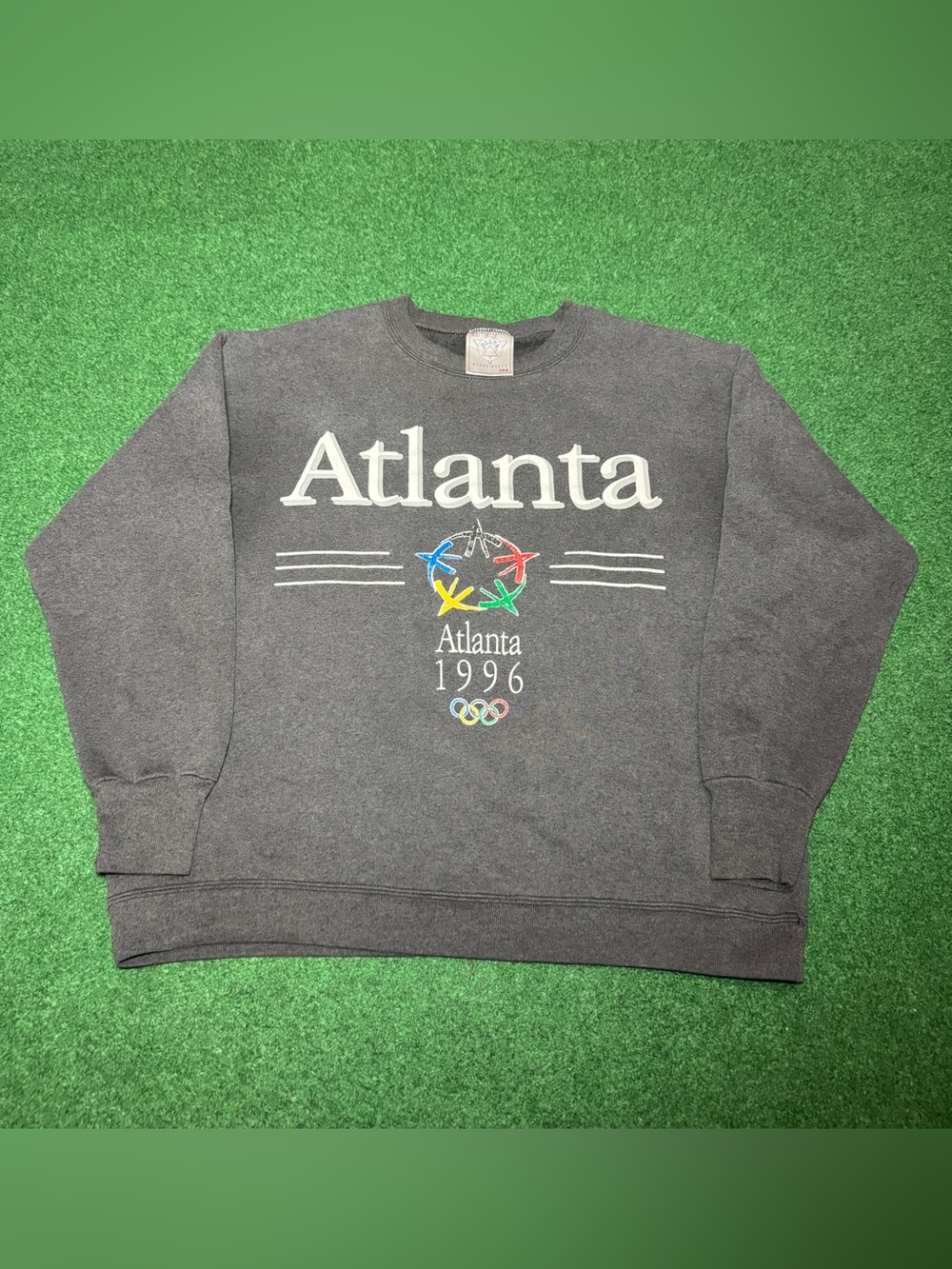 Atlanta Olympics Vintage Sweatshirt 90s Faded XL Crewneck Retro Hip Hop Grunge